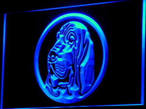Bloodhound Dog Breed Pet Shop Neon Light Sign